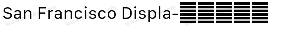 San Francisco Displa字体转换